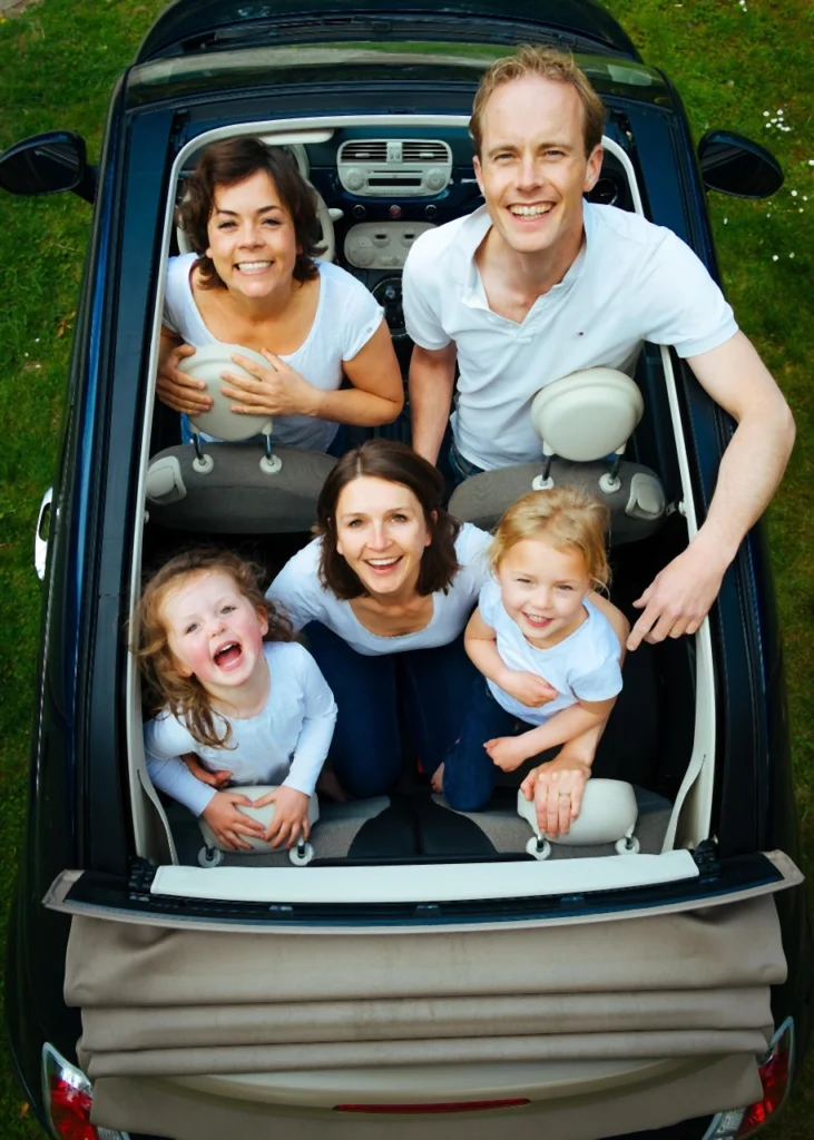 family, car, Orlando Limo Service